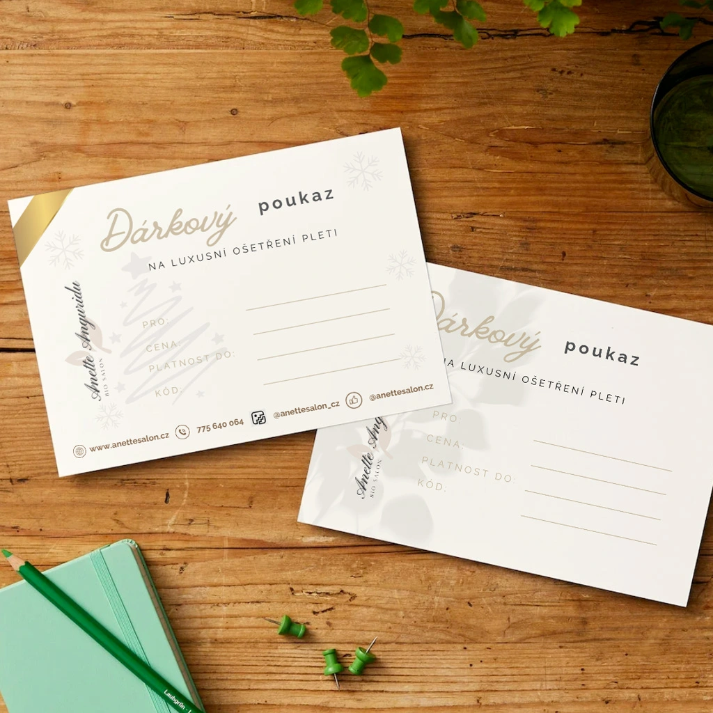 Dárkový poukaz na kosmetické ošetření pleti 1