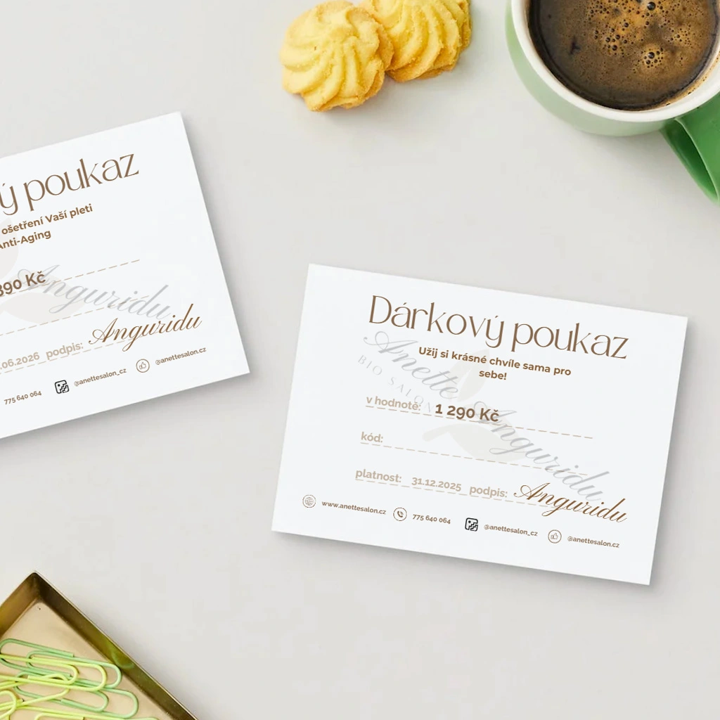 Dárkový poukaz na luxusní ošetření pleti 2